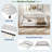 Modern Daybed With Tufted Button And Solid Legs-478641534