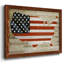 Drapeau américain encadré sur toile-96273274-96273280