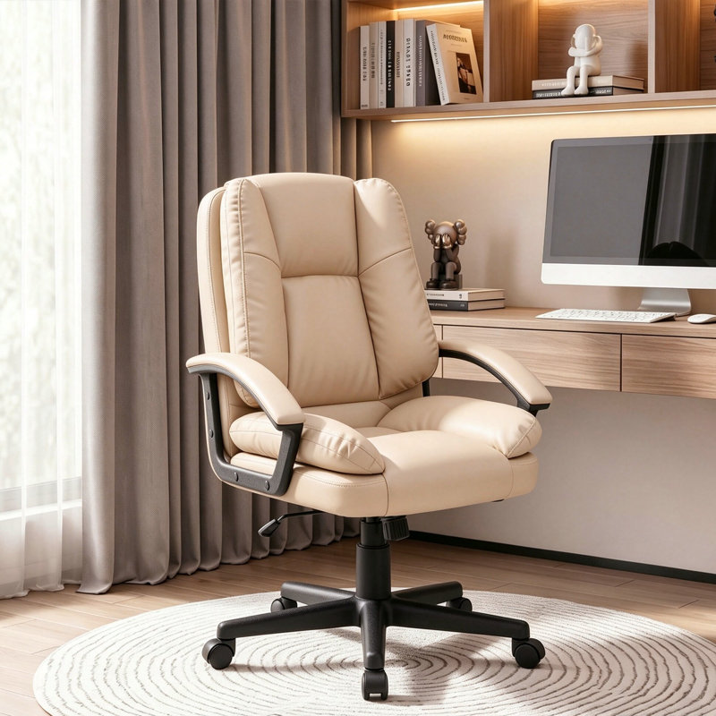 Rebrilliant Office Chair, Beige