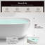 Baignoire de trempage autoportante en acrylique avec trop-plein et bonde escamotable 59 po. X 29 po. MonBlari-120392933-124541411
