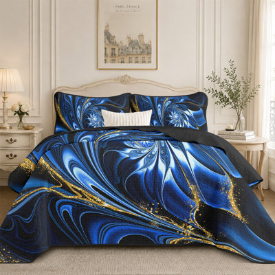 Ensemble de courtepointe pour lit double / grand / très grand 3 pièces, couvre-lit de luxe, housse de courtepointe toutes saisons, ensembles de literie à couverture matelassée rustique avec taies décoratives, édredon mince de style moderne, ensemble de courtepointe pour lit simple 2 pièces