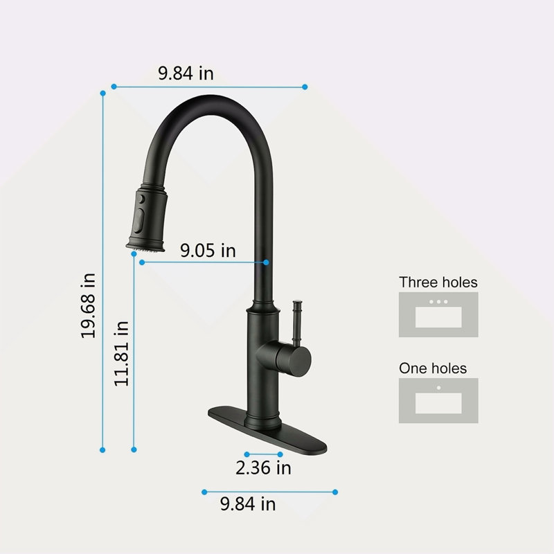 Kitchen Faucet With Pull Out Spraye