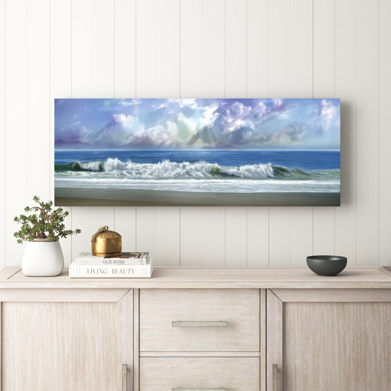 " Watching The Clouds ", 20" H x 60" W 