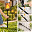 Lampes de poche solaires à flamme pour jardin et terrasse, éclairage décoratif du crépuscule à l'aube