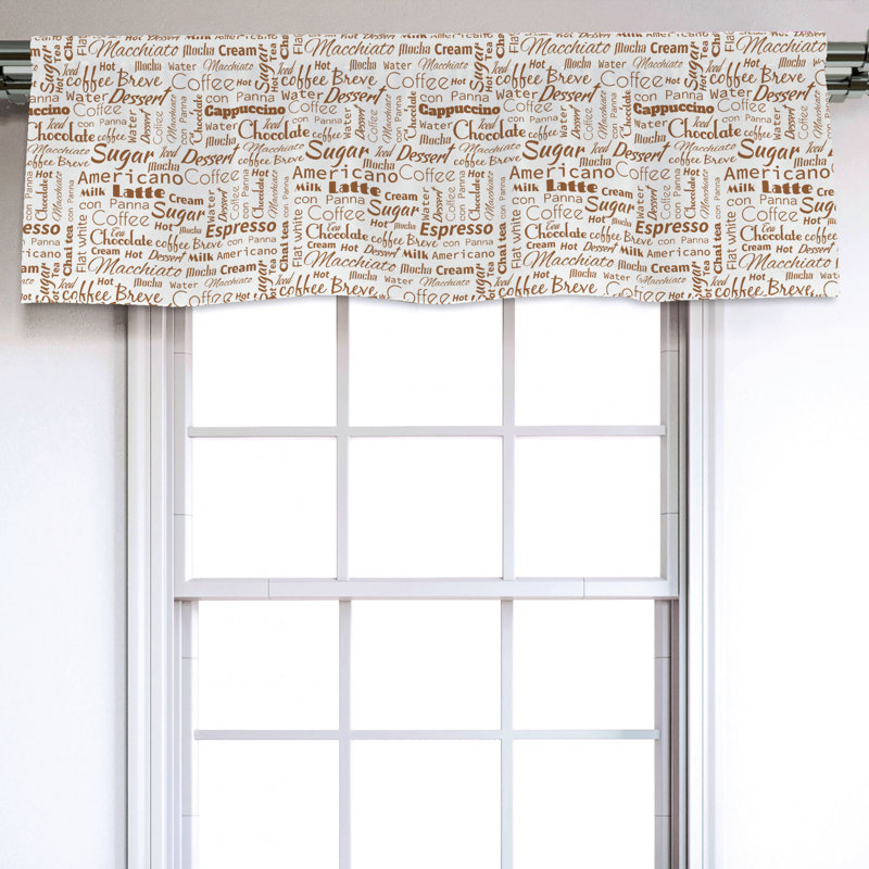 Sateen Ruffled Window Valance