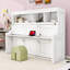 Lit escamotable simple avec bureau intégré et tablettes-1224895676