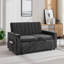 3-in-1 Pull-Out Sofa Bed with USB Charging, Tray Table & Cup Holder-1337123417