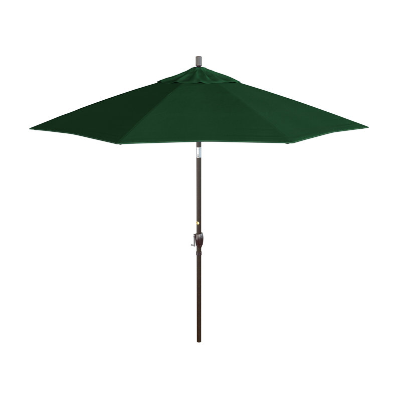 Nirek 108'' Market Umbrella, Pacifica Hunter Green Performance Canvas