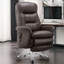 Fauteuil de direction avec repose-pieds Pelle Massage