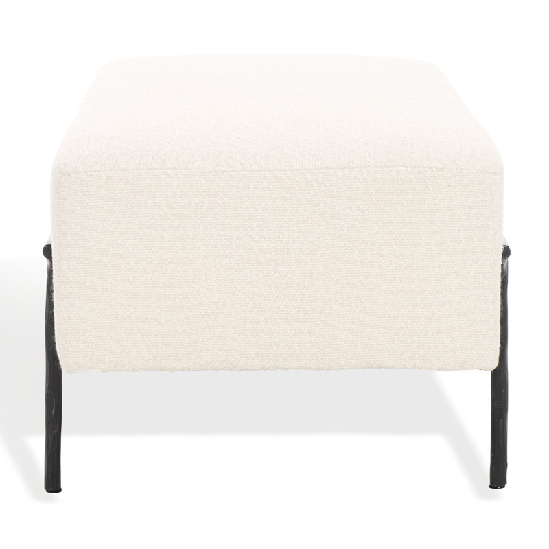 Jessa Boucle Bench, Black