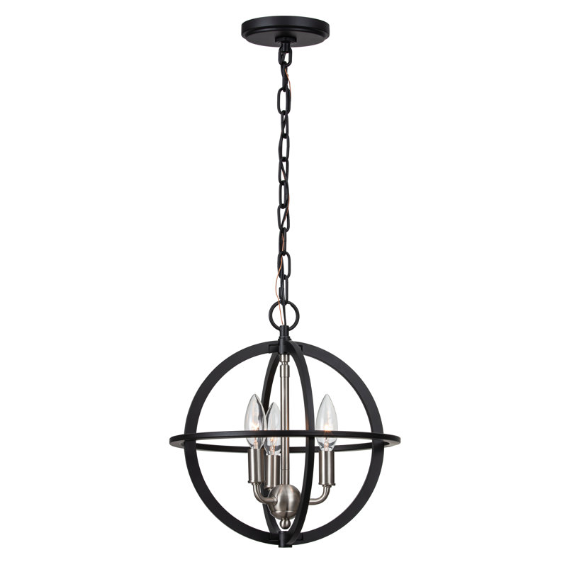Luminaire suspendu sphère 3 lumières Verona