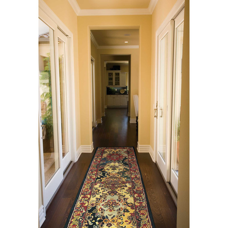 Gullu Wool Oriental Indoor Rug, Runner 2'3" x 7'6"