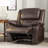 Arland Contemprary Faux Leather Pillow Back Recliner-1870347336