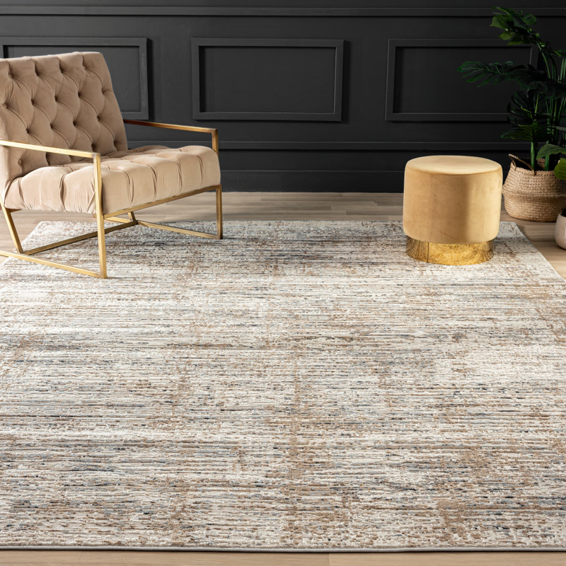 Tomaz Area Rug, Round 8', Gray