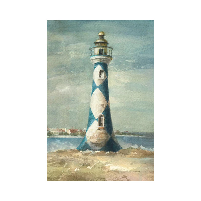 Phare IV par Danhui Nai - reproduction d'art, Toile tendue, Aucun mat, H 40 po x l 26 po x P 1,5 po
