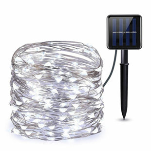 100 - Bulb 2'' Solar Powered LED Fairy String Light