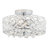 11.5"W Nowthen Nickel Semi-Flush Mount Ceiling Fixture