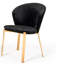 Chaise d'appoint rembourrée en velours Chorleywood-51839817