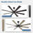 72 Inch Large Ceiling Fan, Modern 8-Blade Indoor Outdoor Fans with Remote App Control, Quiet DC Motor Reversible 6 Speed Timer-1765322966-1765322963