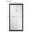 Ceram Metal Rectangle Wall Mirror