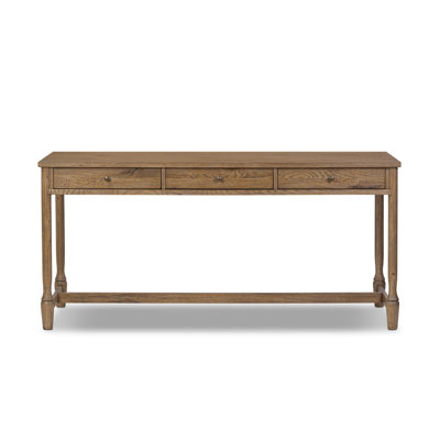 Bari Desk-Weathered Oak by Amber Lewis x Four Hands
