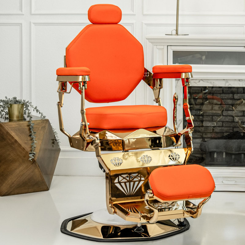 LEON Barber Chair, Orange