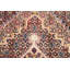 Tapis unique en laine noué à la main rouge / beige nouvel âge 3 pi 11 po x 4 pi 11 po Hamond