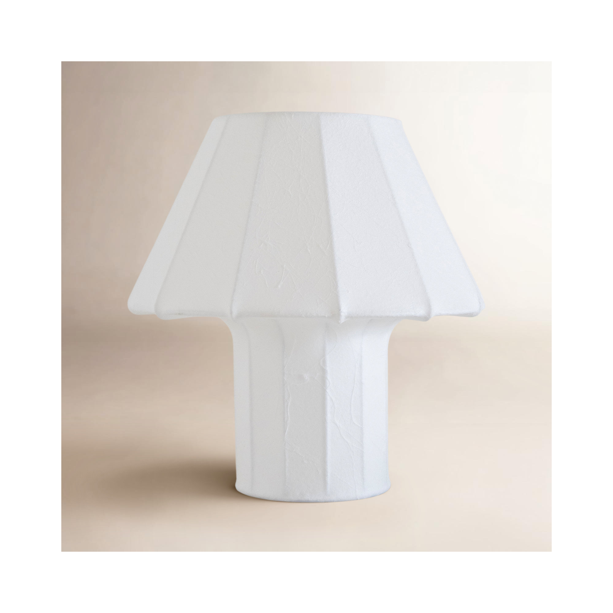 Celeste 12.6" Novelty Geometric LED Lightweight Bedside, Table, Desk Lamp With Resin Fabric Shade - Light Bulb Included