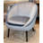 Velvet Barrel Chair-1877136095