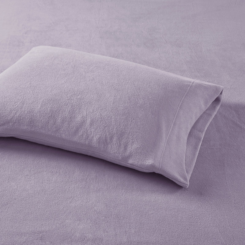 Khaki Twin XL Microfiber Fleece Sheet Set