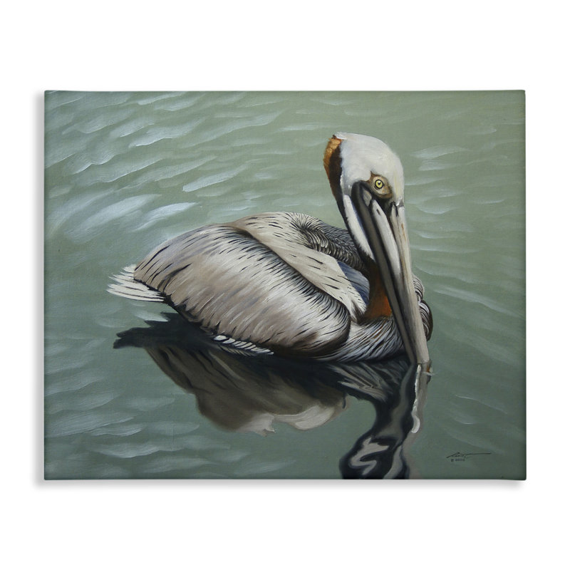 «Pelican Lake Reflection» par D. Rust, H 36 po x l 48 po