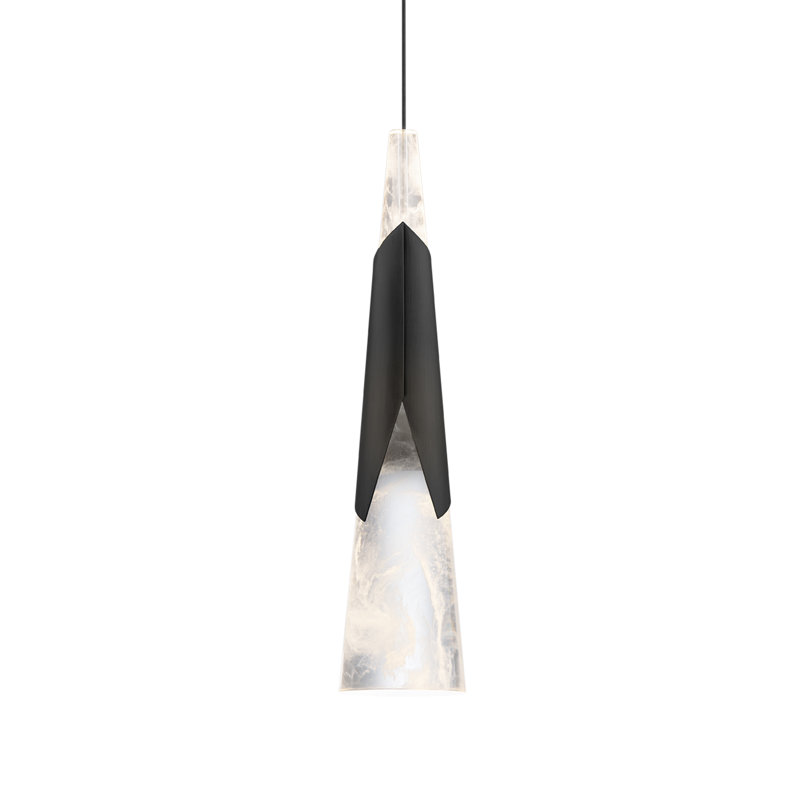Kilt LED Mini Pendant, 3500, Black