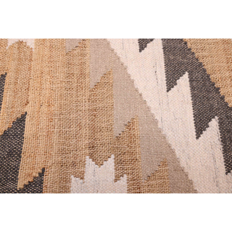 Palim Denizli brun clair Kilim 5 pi 4 po x 7 pi 6 po