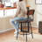Jeremaiah Swivel Upholstered Counter Stool-1495274045