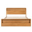 Cadre de lit Rigsby en bois pour lit king size avec tête et pied de lit à double rangement ouvert-139223120