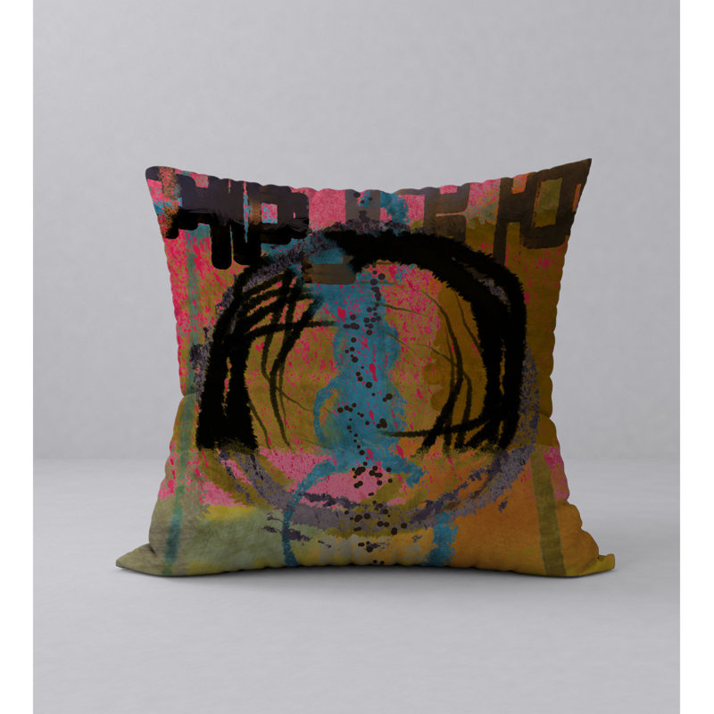  Housse de coussin carré et insert, H 18 po x l 18 po x p 5 po