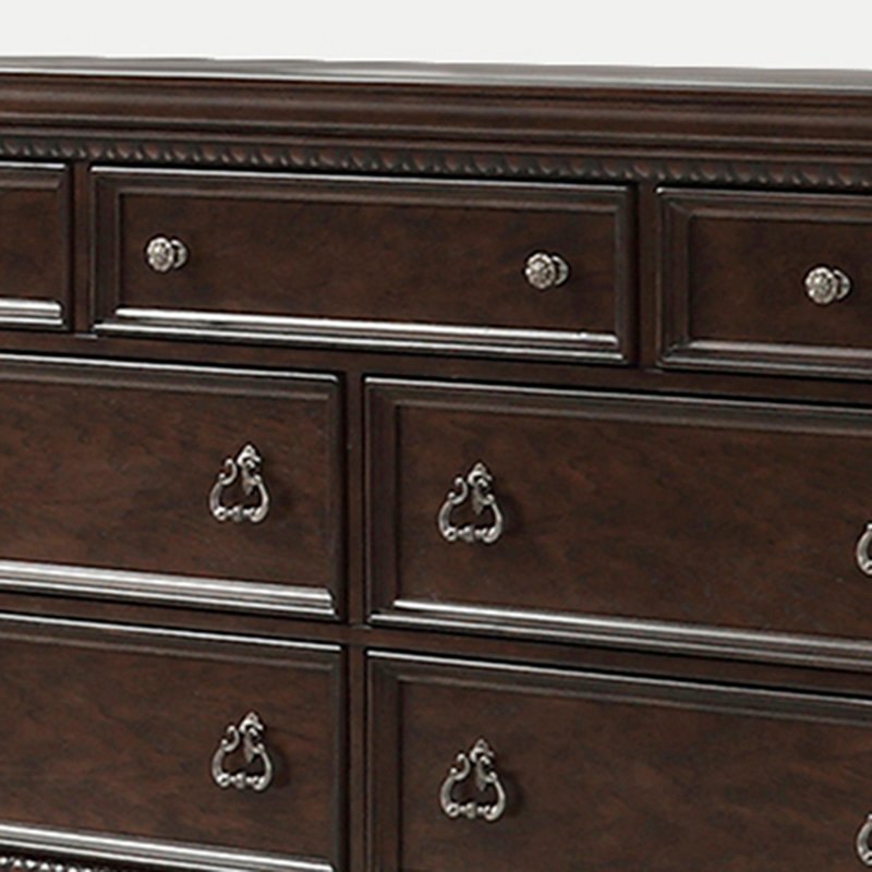 Commode 7 tiroirs en acajou