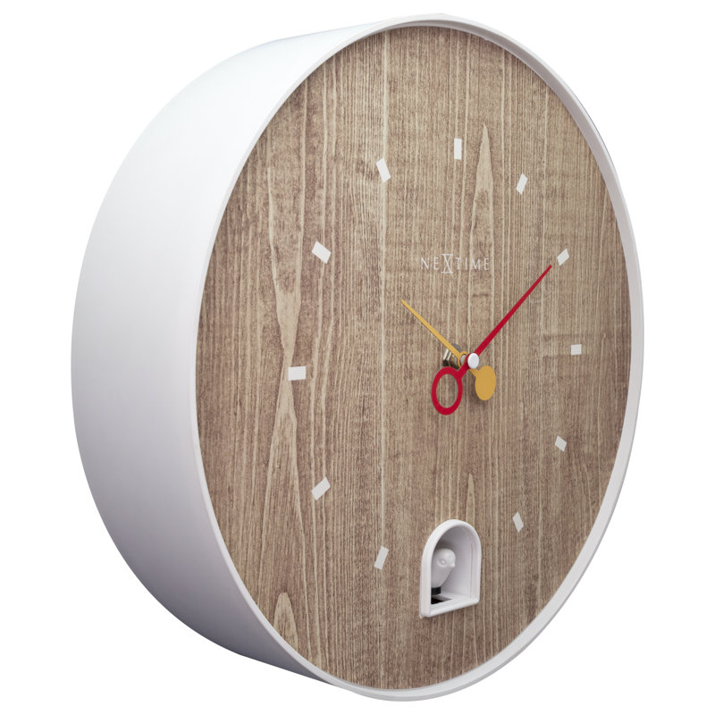 Horloge murale 11,82 po Nightingale, Ivoire / brun