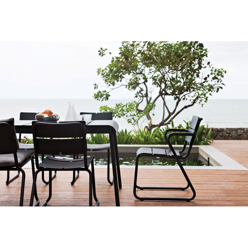 Corail Outdoor Dining Armchair, Anthracite
