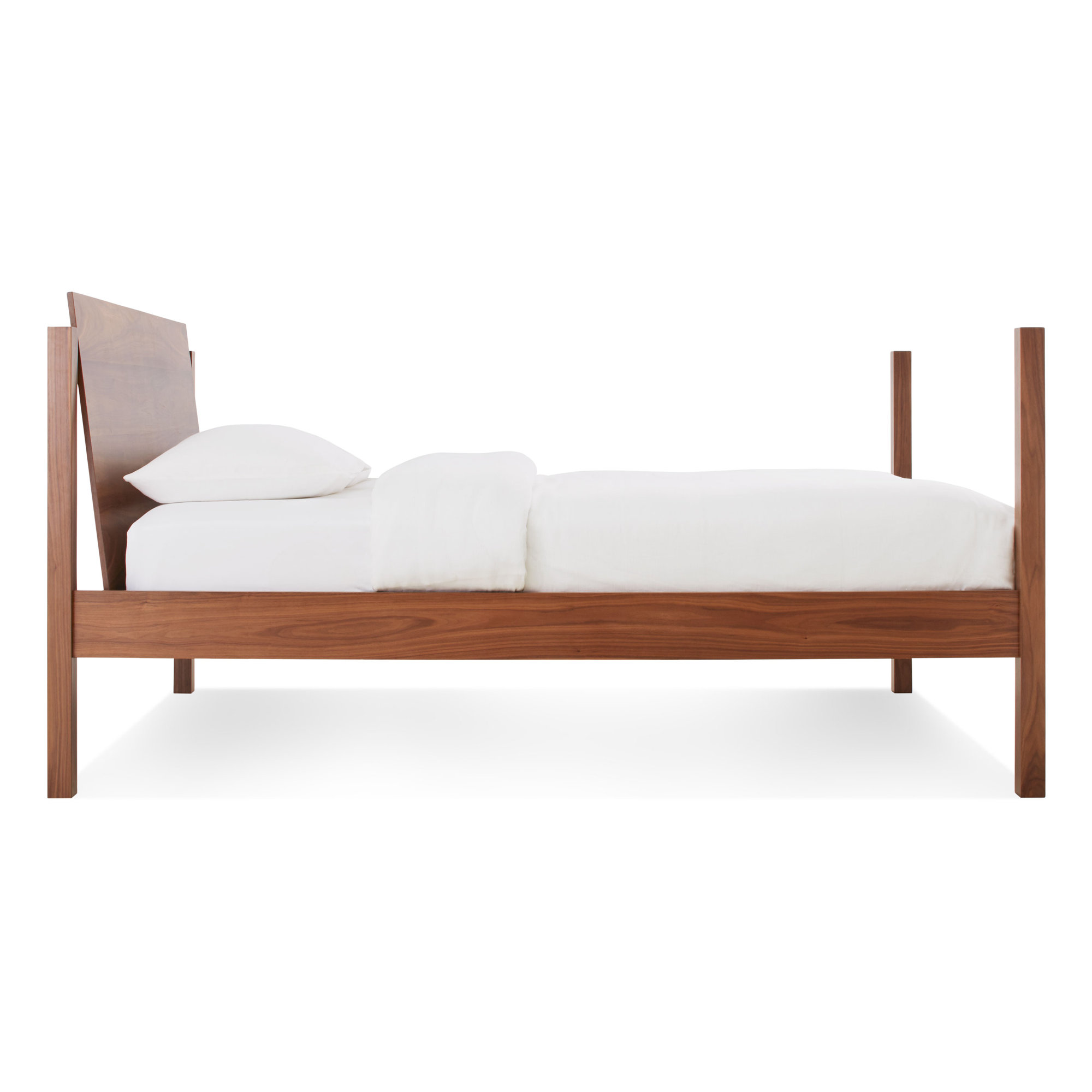 Post Up Bed, Walnut, Twin