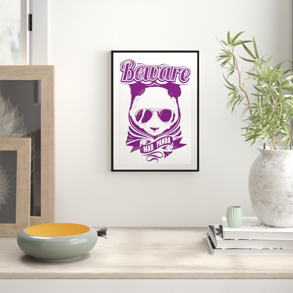 Gerahmtes Poster Mad Panda Light