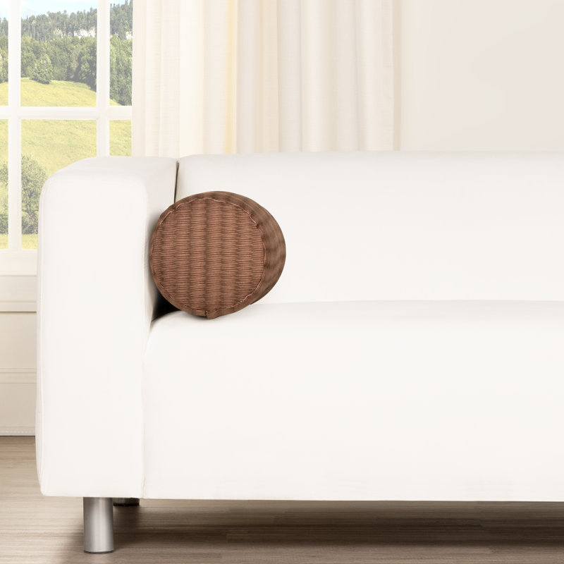 Coussin décoratif Brushstroke Clay, 21" x 8", Polyester