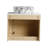 24-inch wall-mounted bathroom vanity with ceramic sink