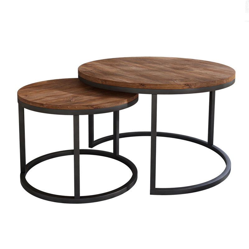 Karlos Frame Coffee Table, Black, 48cm H x 80cm L x 80cm W