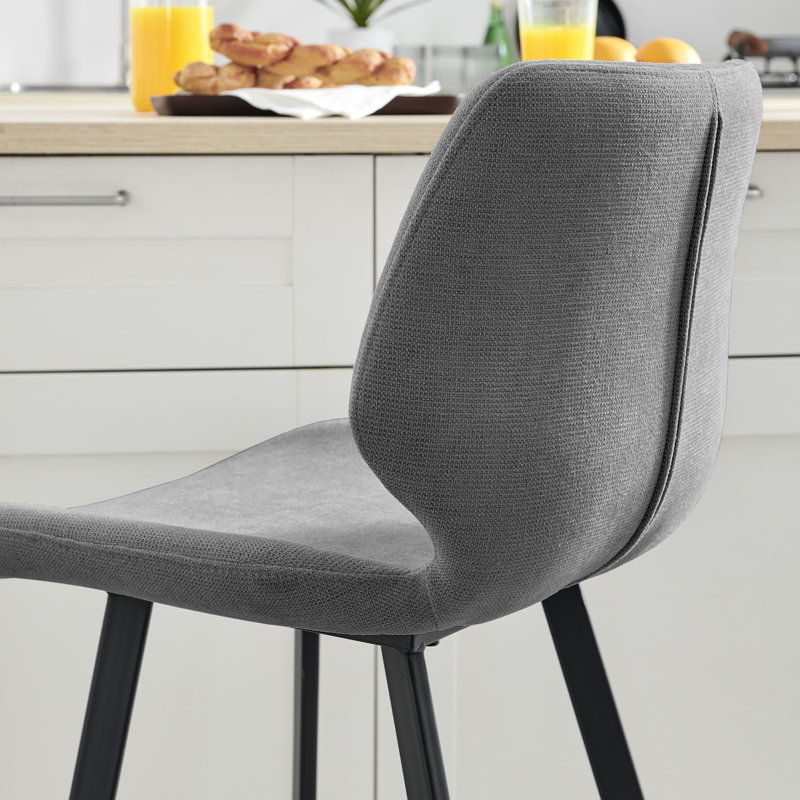Tabouret de bar Muehlebach, Gris