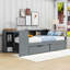 Lit de jour en bois avec 2 tiroirs et tablettes et station de charge-1424743731-1424743756