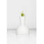 Élégant vase en céramique blanche de 6,7 po x 6,7 po x 9,1 po | 100% céramique de qualité supérieure, parfaite pour les arrangements floraux et la décoration intérieure | Pièce maîtresse élégante pour le salon, la chambre à coucher et les espaces de bureau-1631859350-1631859346