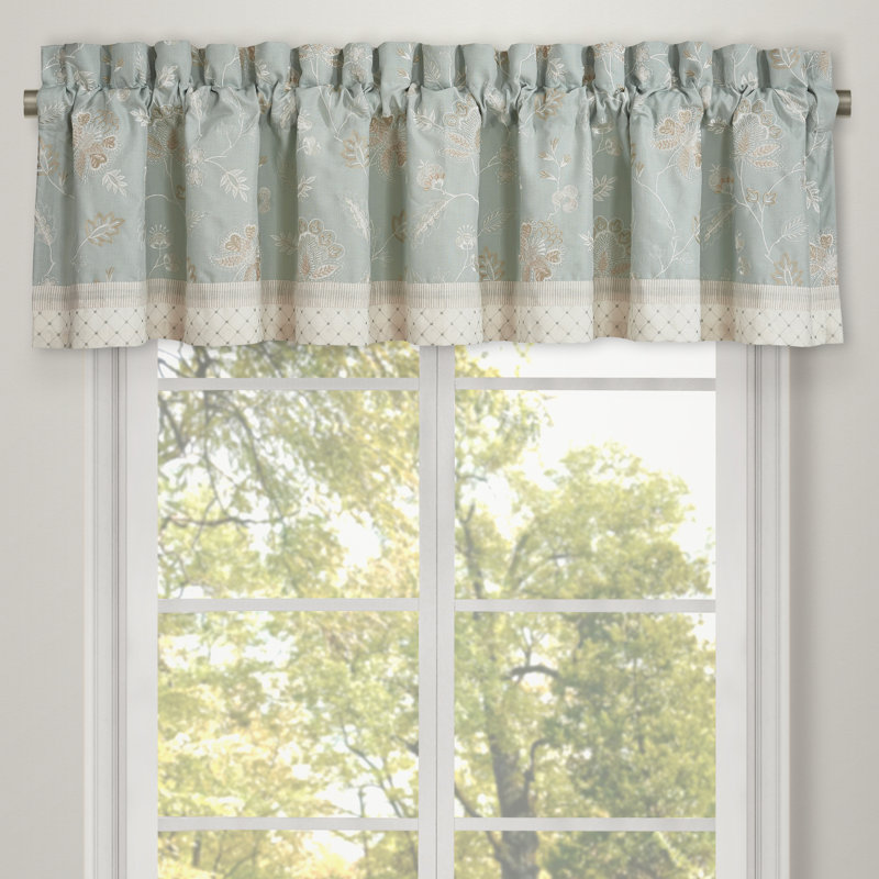 Garden View Window Straight Valance Spa