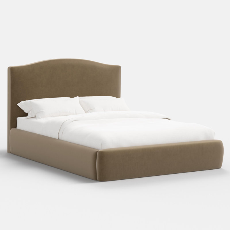 Perigold Upholstered Bed, Queen, Brown