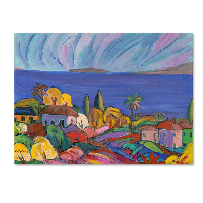 «Kihei Shore», reproduction d'art sur toile tendue, H 18 po x l 24 po x P 2 po